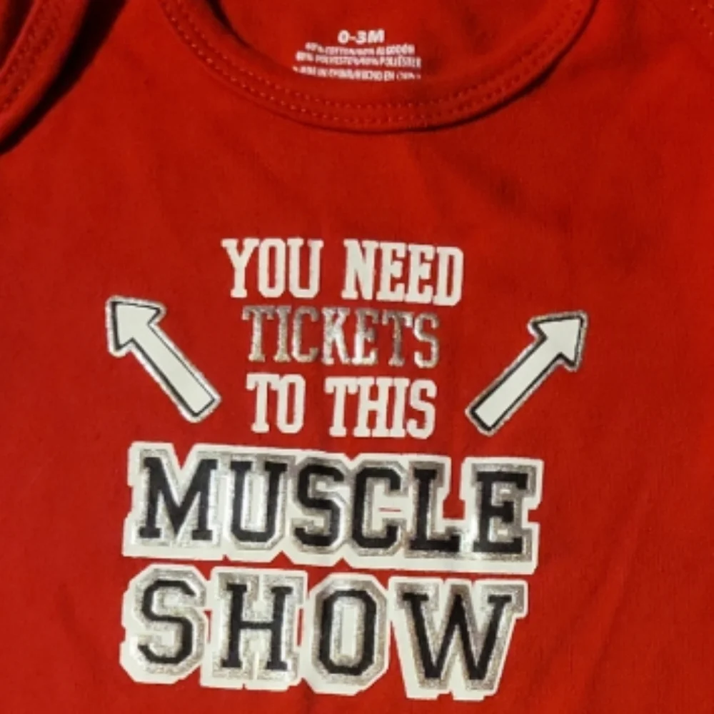 Infant Red Onesie T-Shirt 